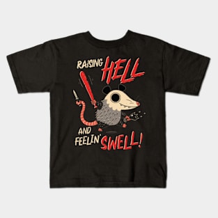 raising Hell T shirt Kids T-Shirt